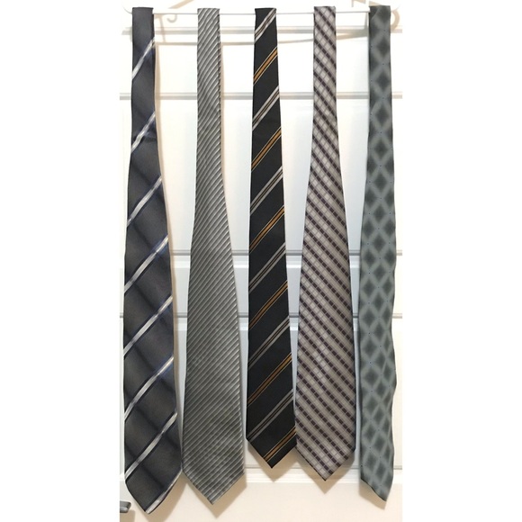 AGENDA-NY Striped Men’s Tie - Picture 3 of 3